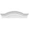 Ekena Millwork Segment Arch W/ Flankers Sunburst Architectural Grade PVC Pediment, 28"W x 8"H x 2-1/2"P PEDPS028X080SGF01 - alternate 4